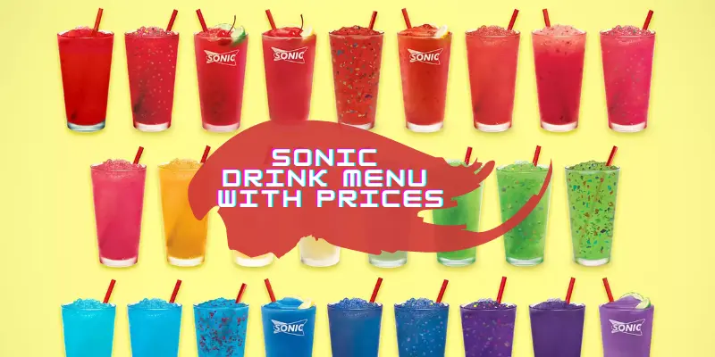 Sonic drink menu with prices (1)