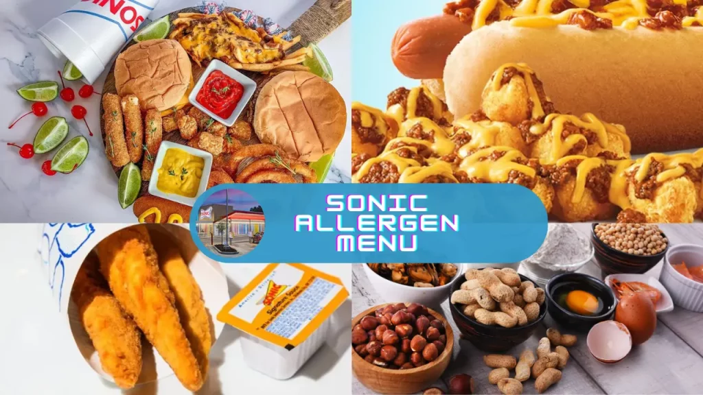 Sonic Allergen Menu