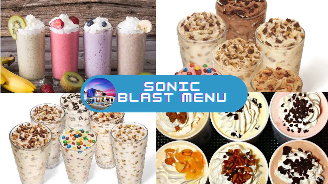 Sonic Ice Cream Menu 2024 With Prices & Pictures