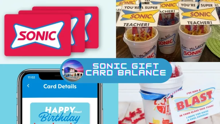 Sonic gift card balance