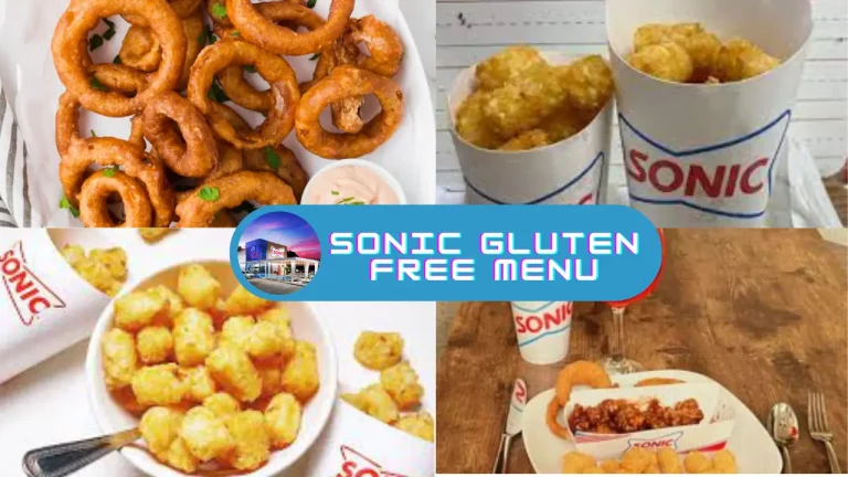 Sonic Gluten-Free Menu